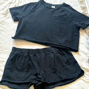 Pink short and tee set